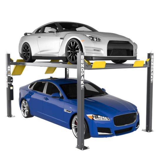 BendPak HD-9EWT Extra-Wide Four-Post Lift – 9,000 lb, 7 ft. Rise, 3 HP