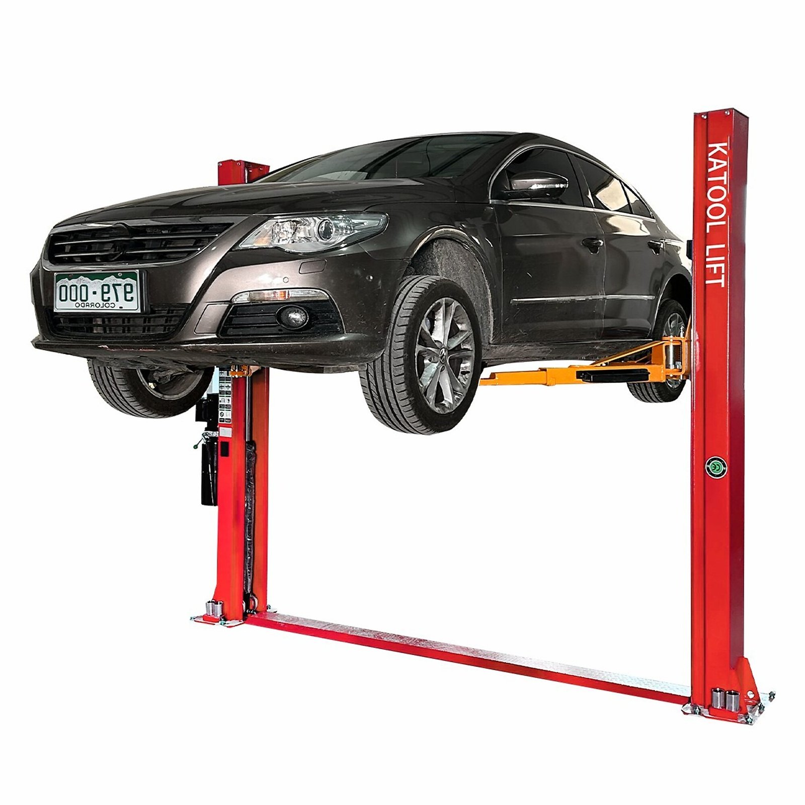 KATOOL KT-H100 2-Post Vehicle Lift – 10,000 lb, 3 HP