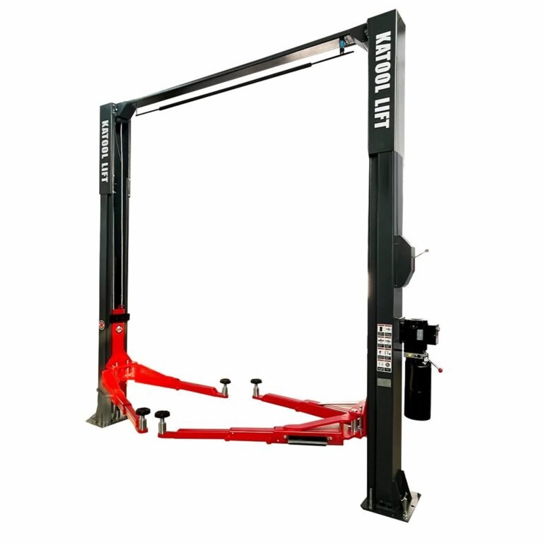 Katool 2-Post Asymmetrical Vehicle Lift, 11,000-Lb. Capacity, 3 HP, Model# KT-AS110D