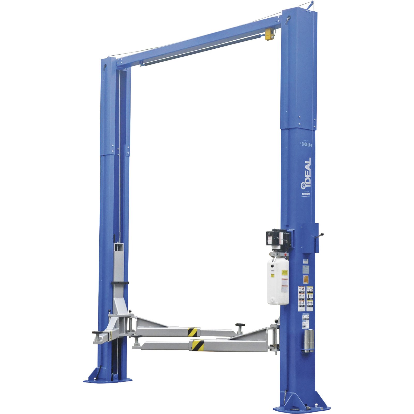 iDEAL TP12KSC-DX 2-Post Clear Floor Vehicle Lift – 12,000 lb