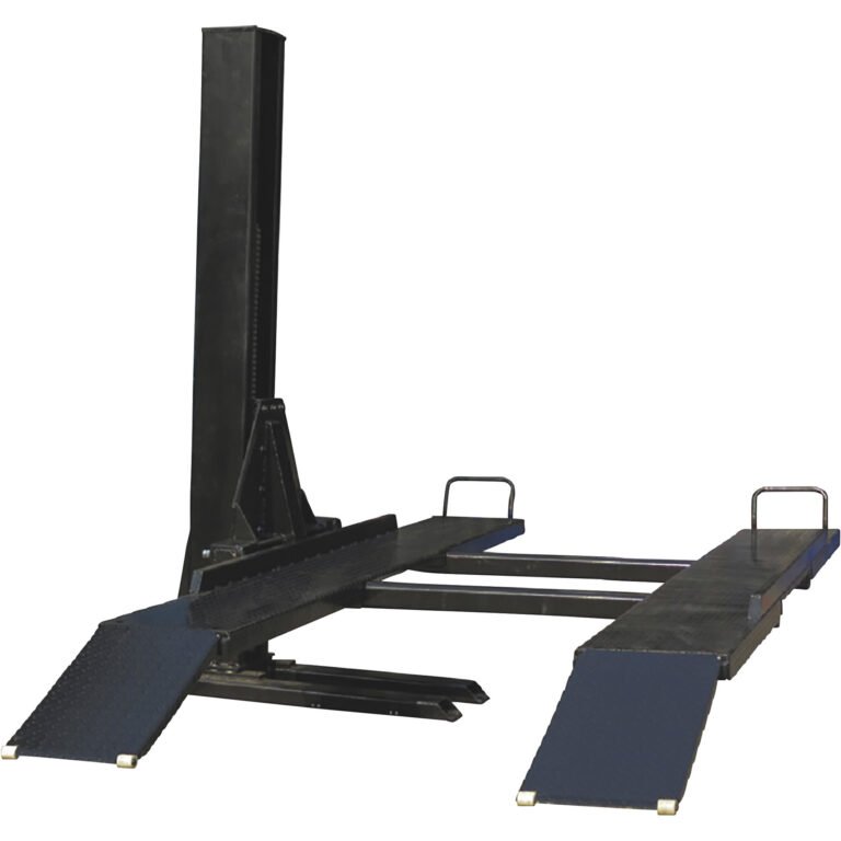 Tuxedo Single Post Storage Lift with Electric Hydraulic Motor, 6000-Lb. Capacity, Model# SP-6K-SS