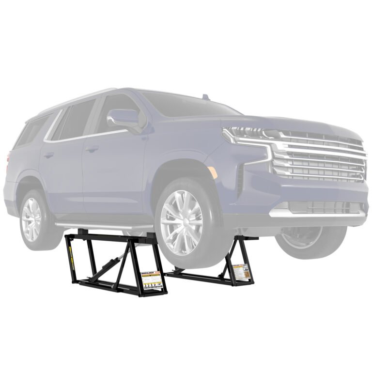 QuickJack 8000TL Portable Car Lift Bundle — 8,000-Lb. Capacity, Includes Wall Hangers and SUV Adapter Set, Model# 8000TL-110V-Package