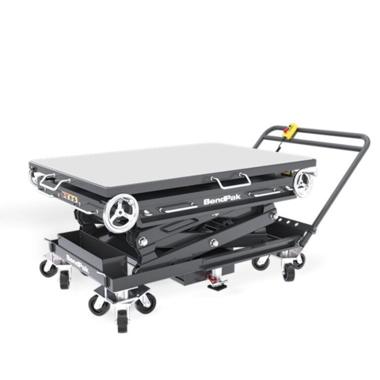 BendPak, 3000Lb. Cap. EV Battery Lift Rechargeable 12V, Capacity 3000 lb, Max. Lift Height 72 in, Collapsed Height 34.25 in, Model# EVS3000