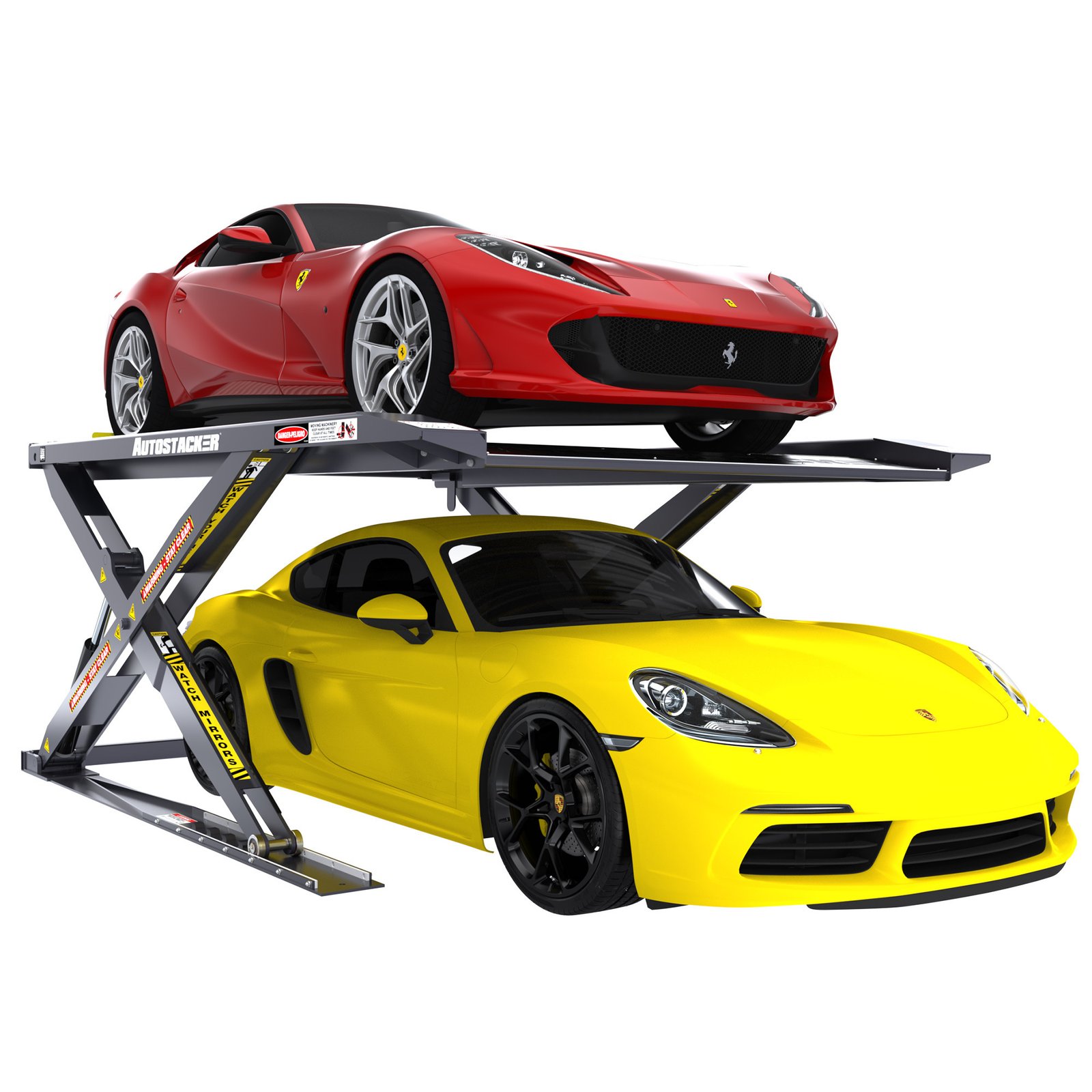 Autostacker A6W-OPT1-220V Extra-Wide Parking Lift – 6,000 lb, 208–240V 1-Phase