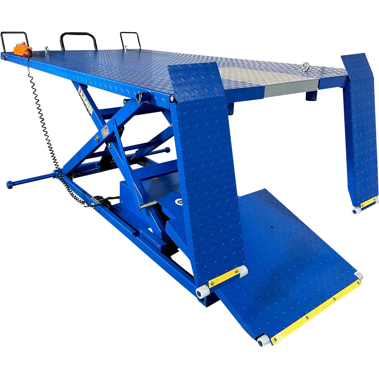 iDEAL A-2200IEH-XR ATV Electric Lift Bench with Retractable Ramps – 2,200 lb, 47 in. Lift