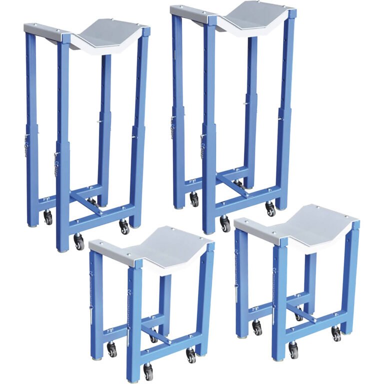 Ideal Innovative Adjustable Height Wheel Stands, 4-Pc. Set, 2500-Lb. Total Capacity, Model# WHLSTDKIT-UF2500EH-X