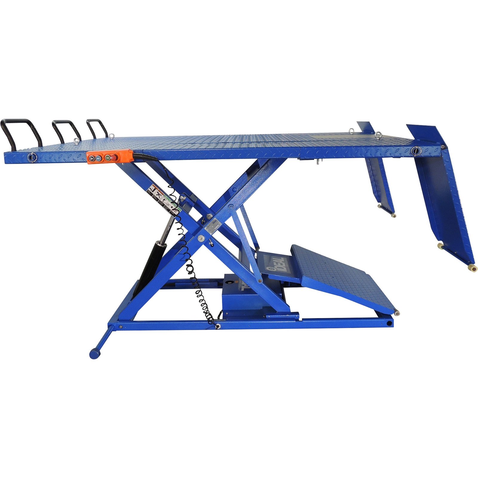 iDEAL U-2200IEH-XR UTV Lift Table with Retractable Ramp – 2,200 lb, 1/4–47 in. Lift