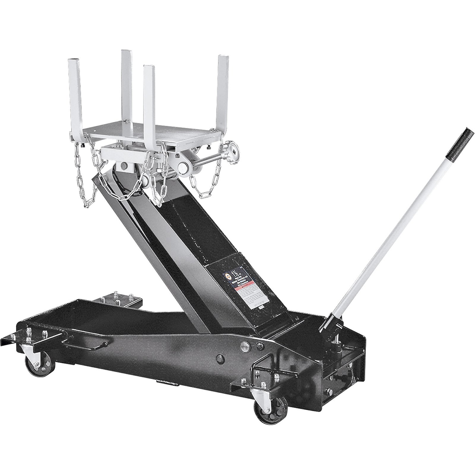 Omega 43000 Floor-Style Transmission Jack – 1-1/2 Ton