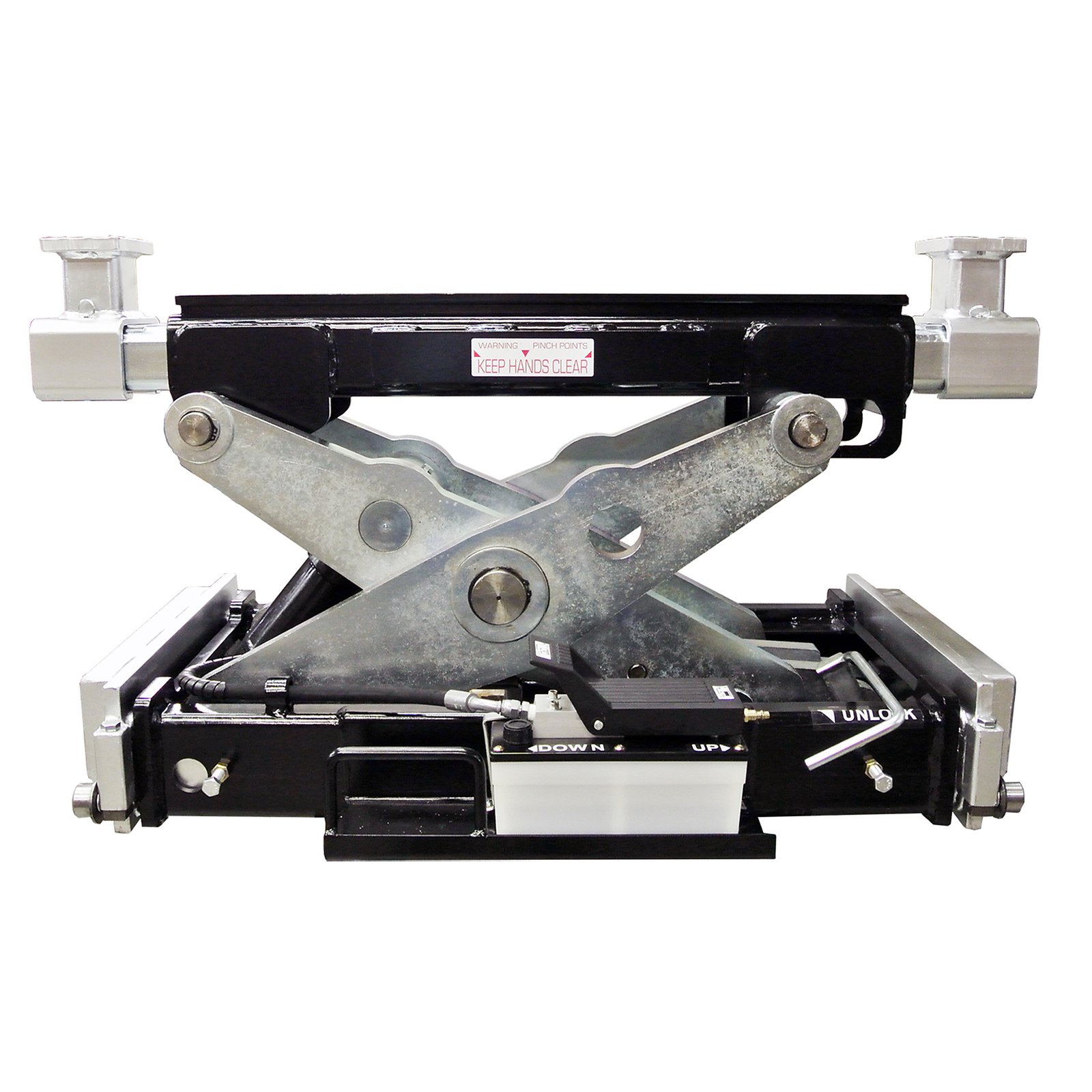 Scorpion Jacks PJ35S Rolling Pit Jack – 35,000 lb, 14–23 in. Lift Height