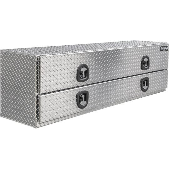 Buyers Products 21x18x88 Inch Diamond Tread Aluminum Heavy-Duty Flatbed Contractor With Lower Door ,Model# 1701583