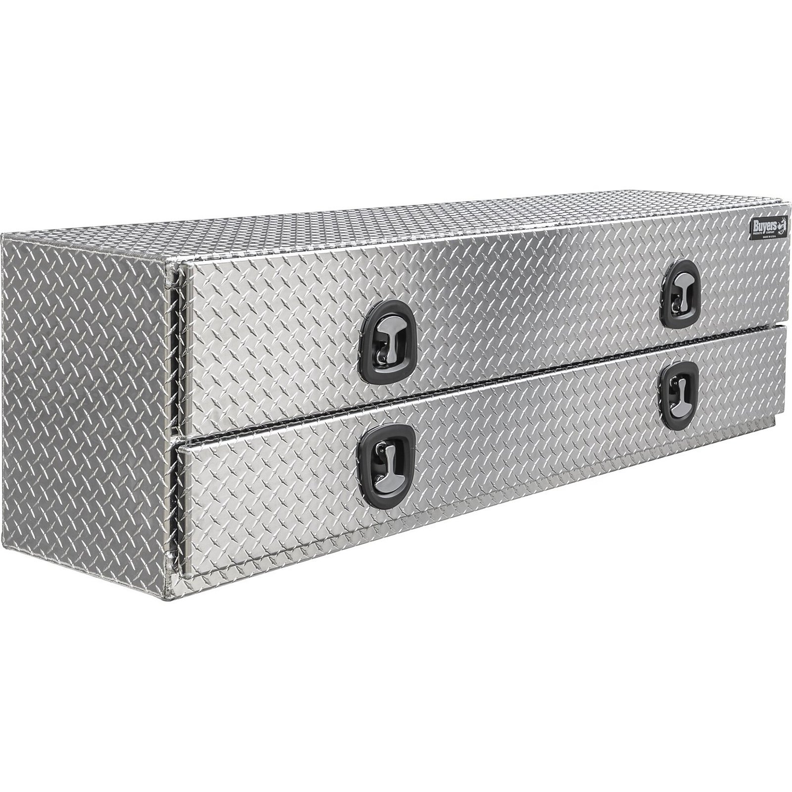 Buyers Products 1701583 Aluminum Flatbed Contractor Toolbox – 21 x 18 x 88 in., Lower Door