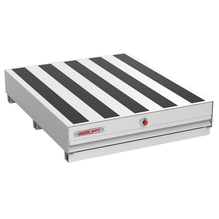 Weather Guard PACK RAT Wide Truck Box Storage Drawer, Steel, White, 48in x 39.75in x 9.5in, Model# 308-3-04