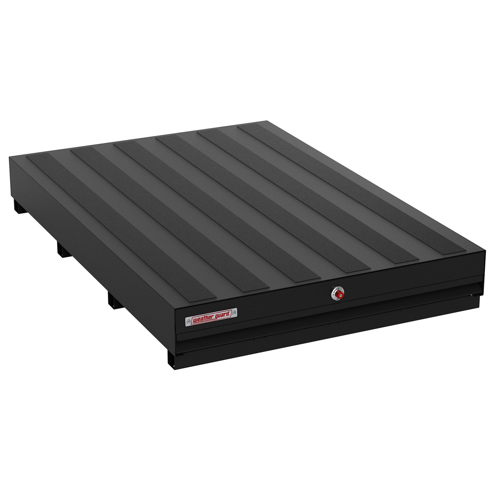 Weather Guard Pack Rat 379-5-04 Truck Box Storage Drawer – 72 x 48 x 9.5 in., Black Steel