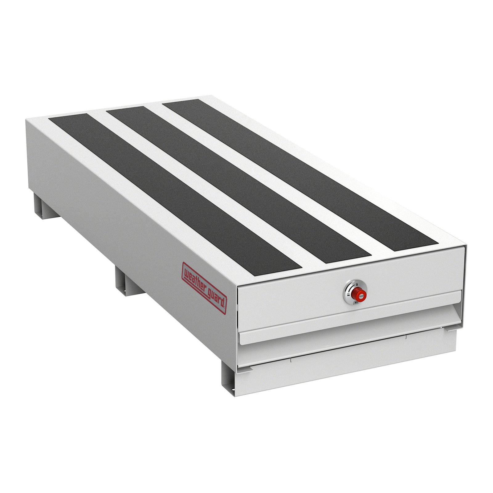 Weather Guard Pack Rat 306-3-04 Truck Box Storage Drawer – 48 x 20 x 9.5 in., White Steel