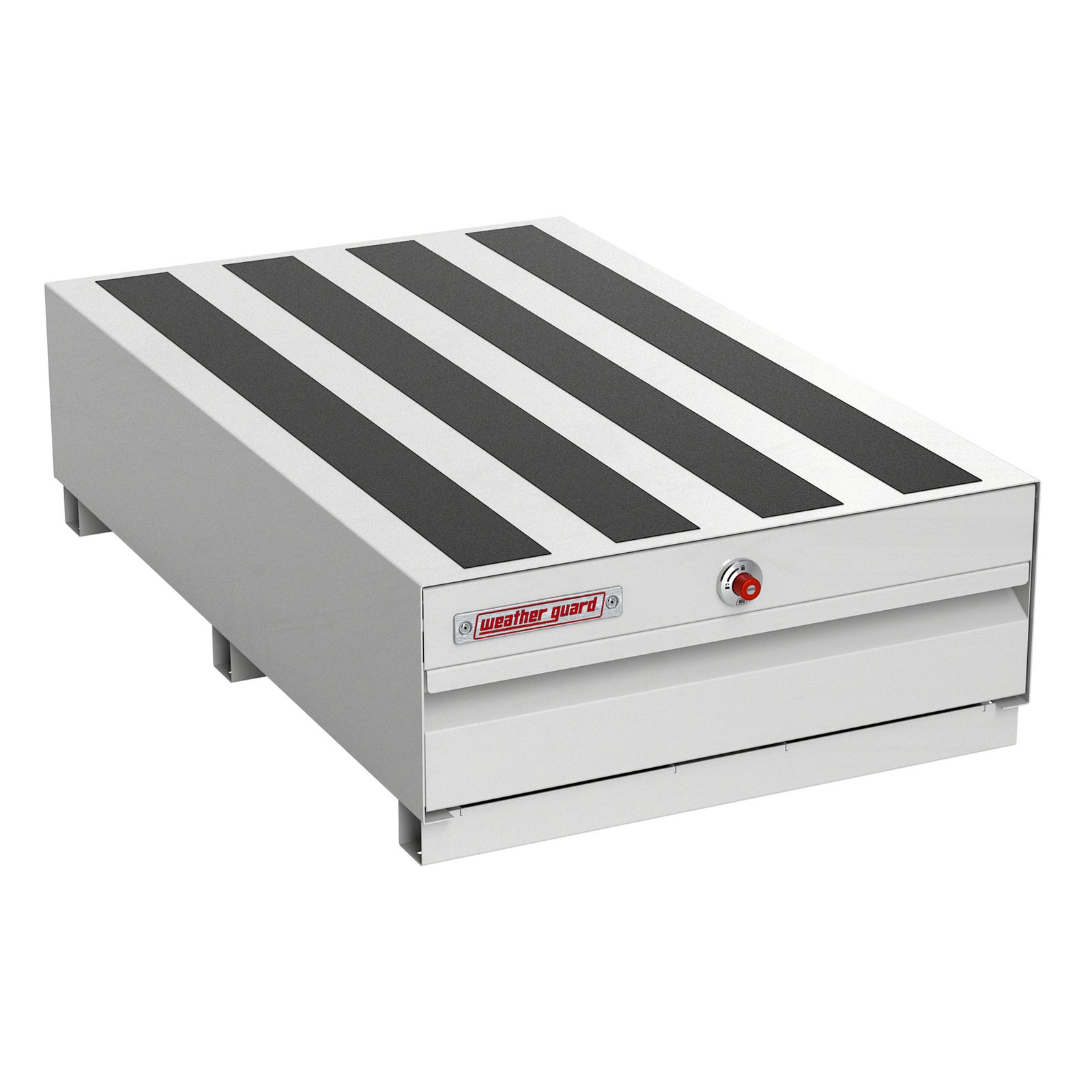 Weather Guard Pack Rat 337-3-04 Truck Box Storage Drawer – 48 x 30 x 13 in., White Steel