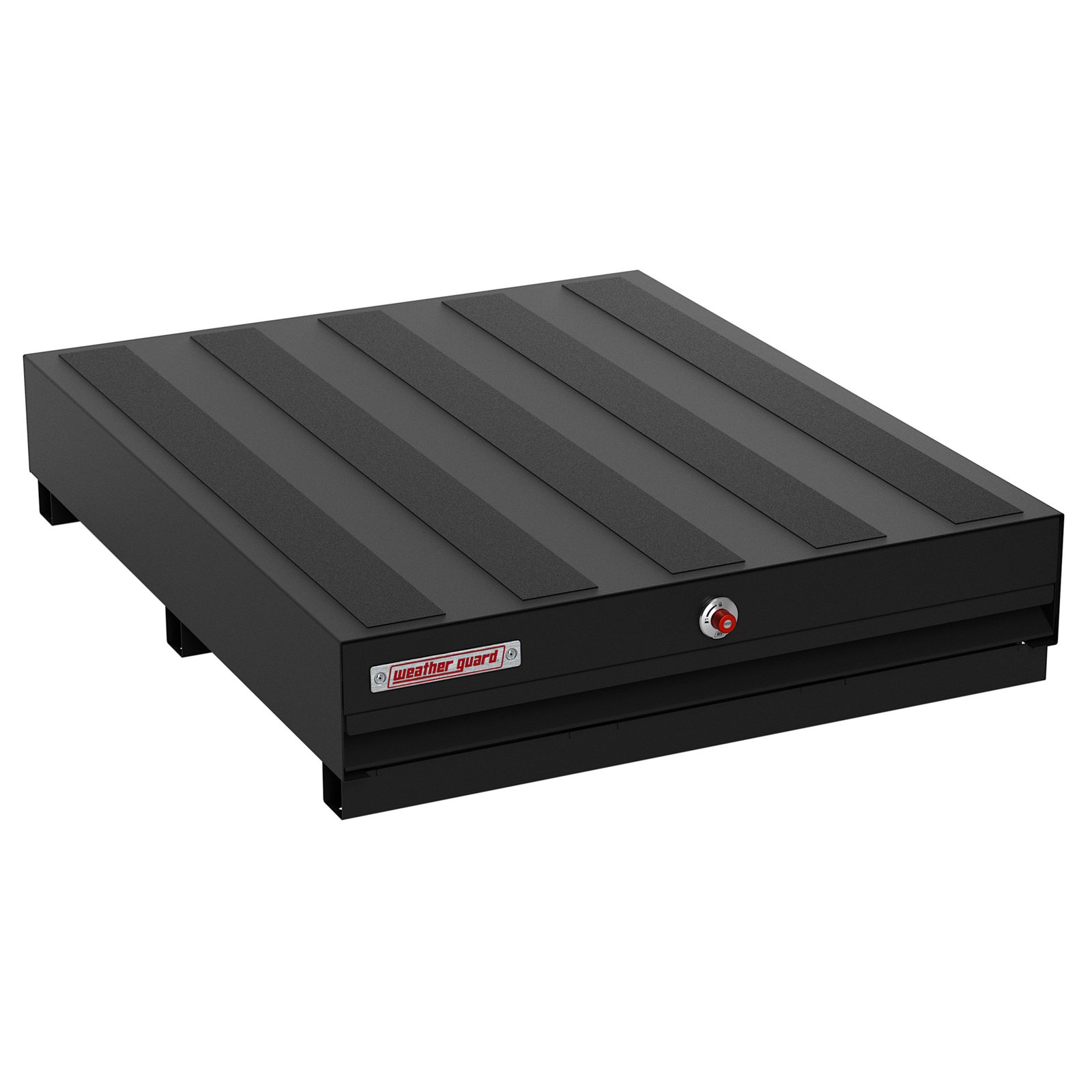 Weather Guard Pack Rat 308-5-04 Wide Truck Box Storage Drawer – 48 x 39.75 x 9.5 in., Black Steel