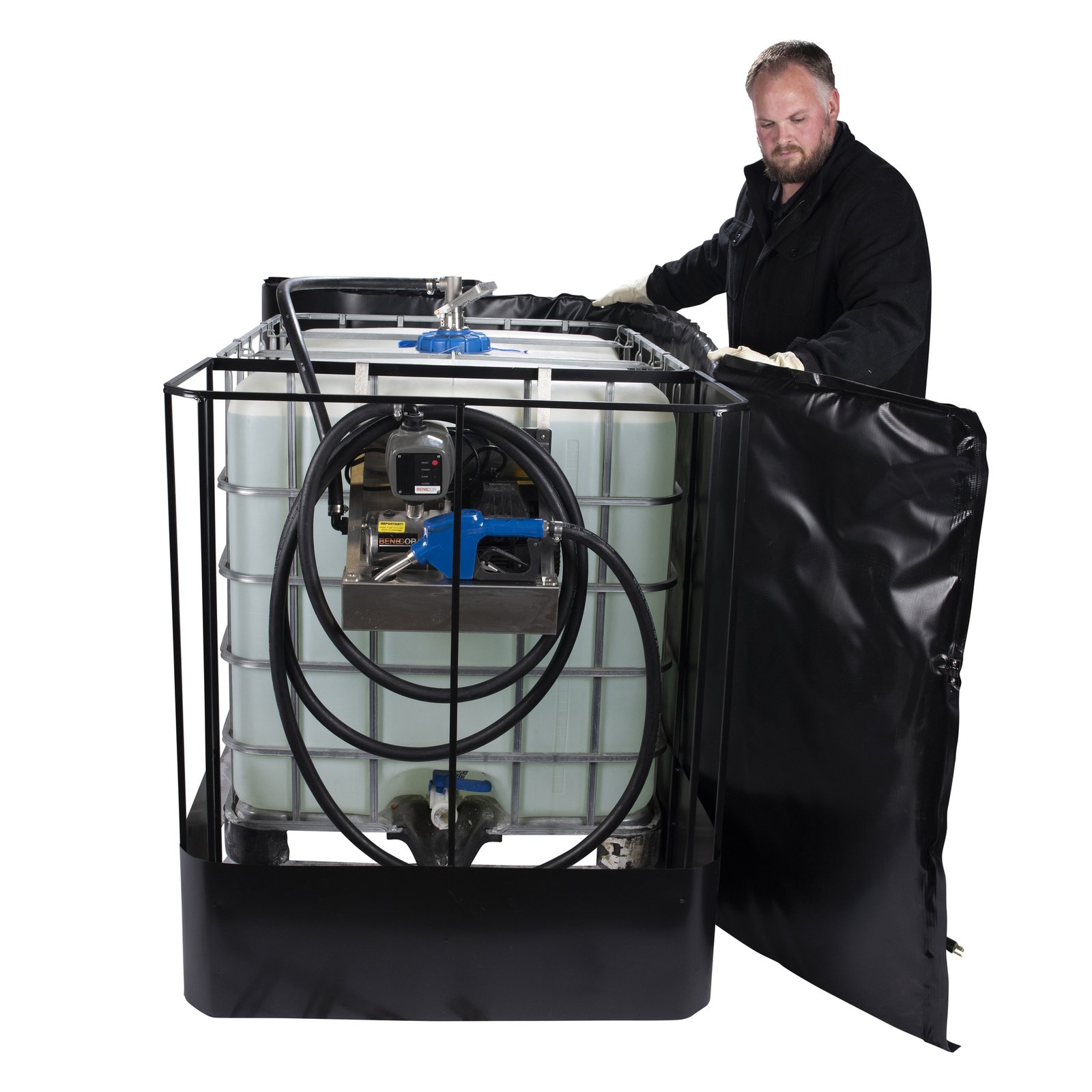 Powerblanket TH330D DEF IBC Tote Heater – 330 Gallon, Fixed 70°F, 120V