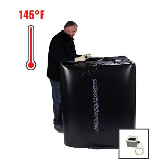 Powerblanket PB Connect, 330-Gal PB Connected Tote Heater w/Smart Tstat, Volts 120 Model# TH330CONNECT