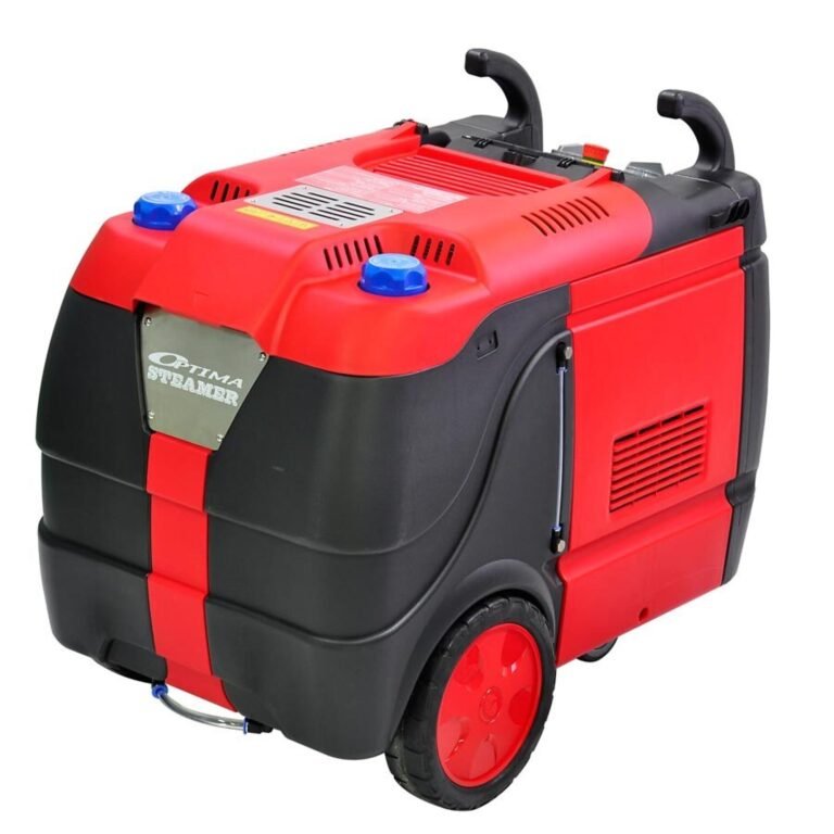 Optima Steamer XE Red — 480V, 18kW, Electric-Powered, Industrial Steam Cleaner, 174Â°C Max Temperature, Model# OPT-XE18480-R