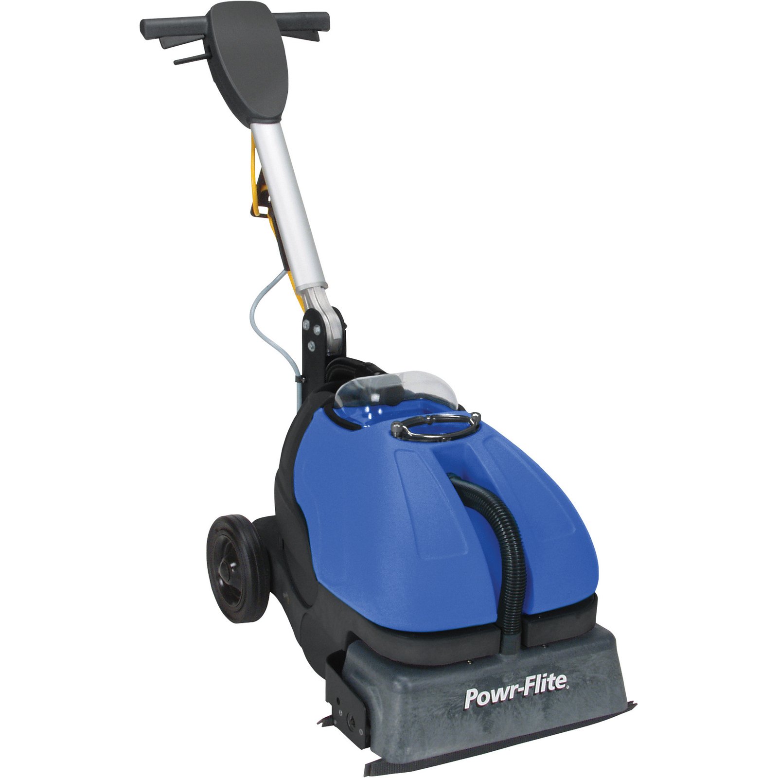 Powr-Flite Powr-Scrub CAS16 Compact Floor Scrubber – 4 Gallon, 750 RPM