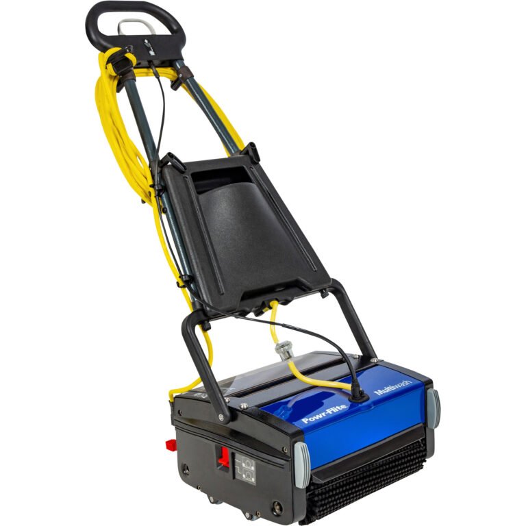 Powr-Flite Multiwash Floor Scrubber, 0.4-Gallon Capacity, 1 HP, 650 RPM, Model# PFMW14