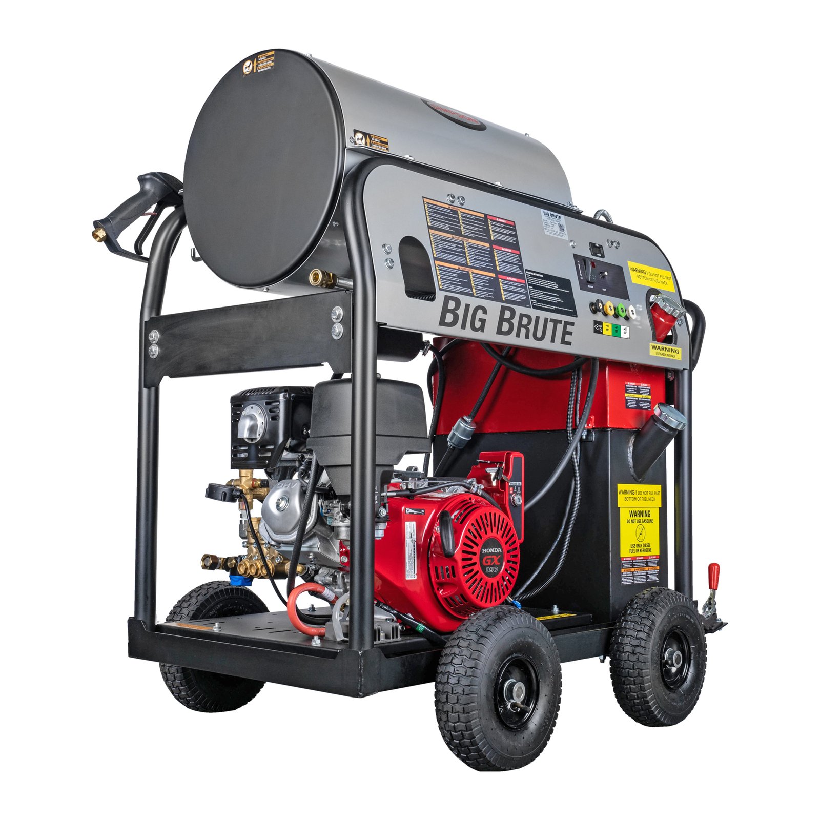 Simpson Big Brute BB4040232E Hot Water Gas Pressure Washer – 4,000 PSI, 4.0 GPM, Honda GX390