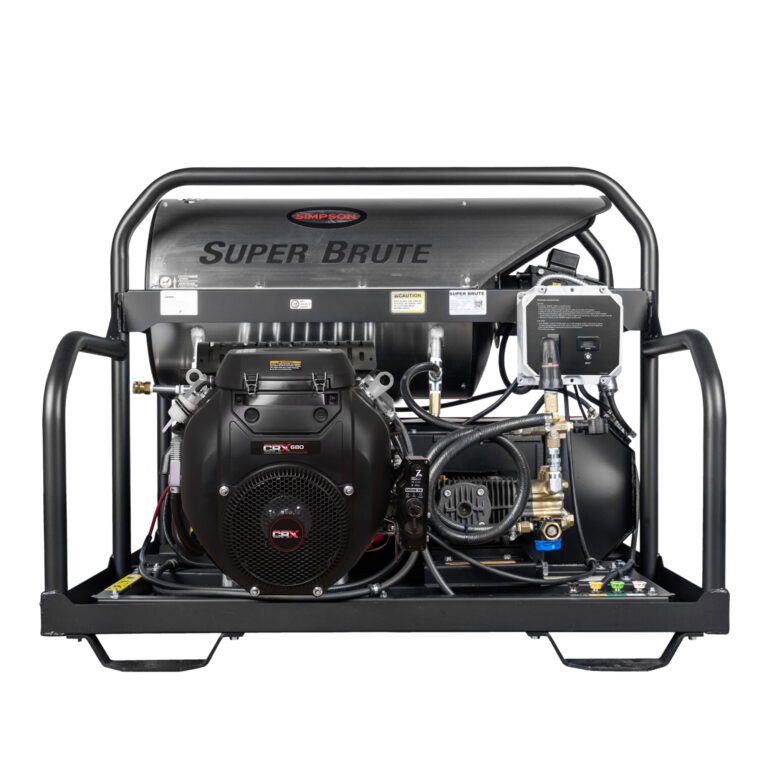 Simpson Super Brute Hot Water Gas Pressure Washer — 3500 PSI, 5.5 GPM, CRX Engine, Comet Pump, Model# SB3555131EDC1