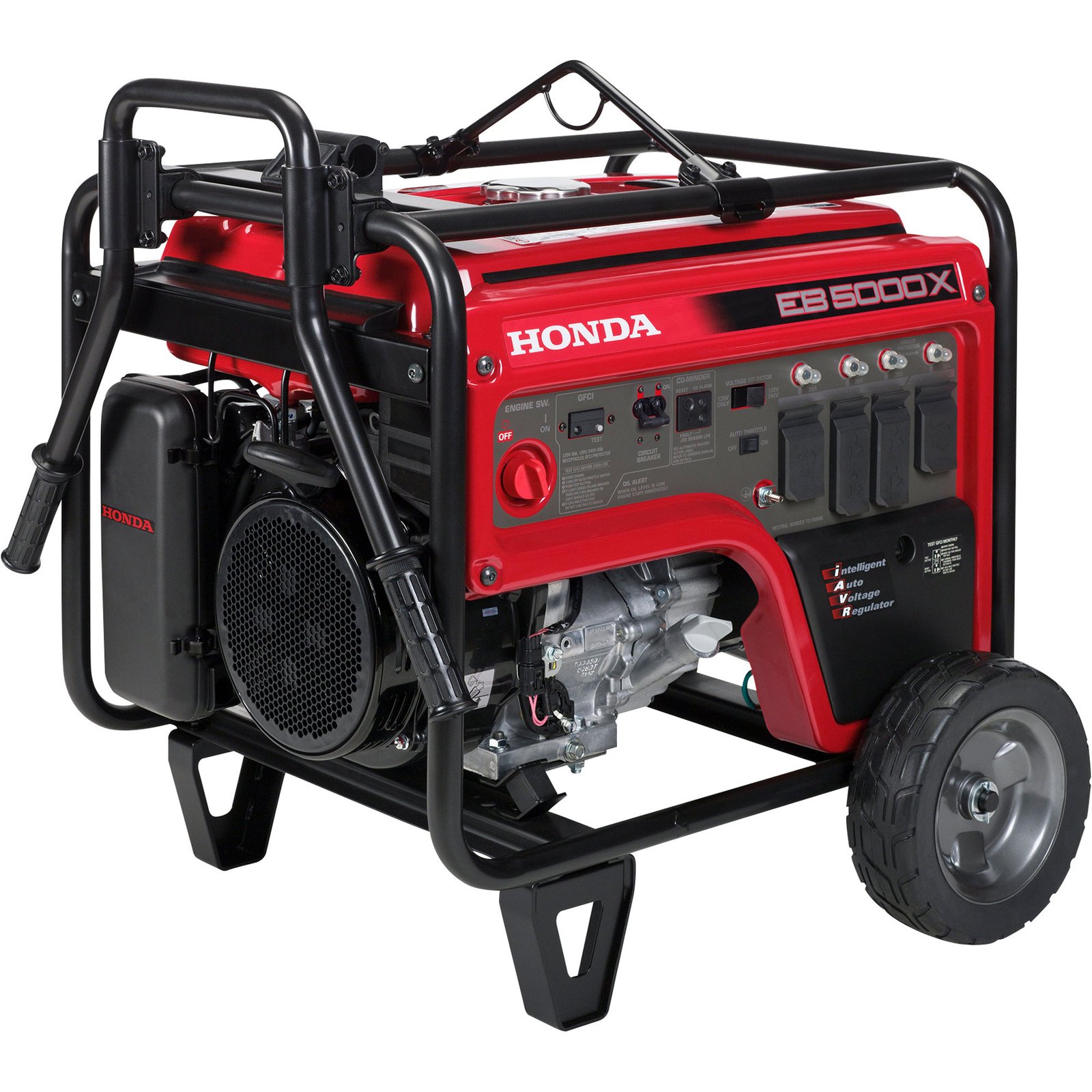 Honda EB5000 EB5000XK3AN iAVR Portable Generator – 5,000 Surge / 4,500 Rated Watts