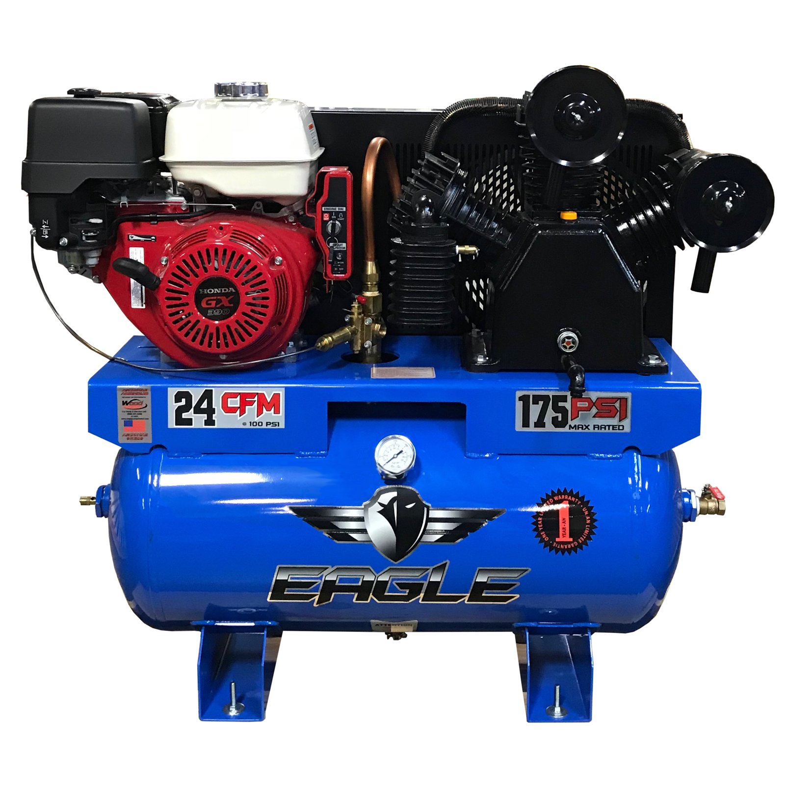 EAGLE 11G30TRKE Truck-Mount Air Compressor – 13 HP, 30 Gallon