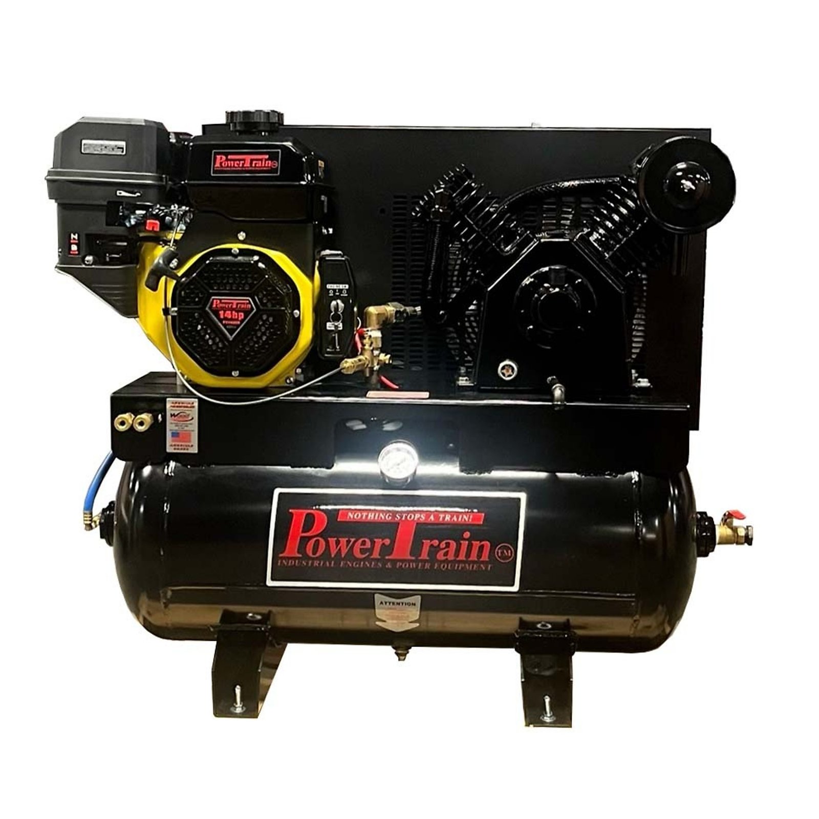 POWERTRAIN PT-14G30TRKE-V2 Truck-Mount Air Compressor – 14 HP, 30 Gallon