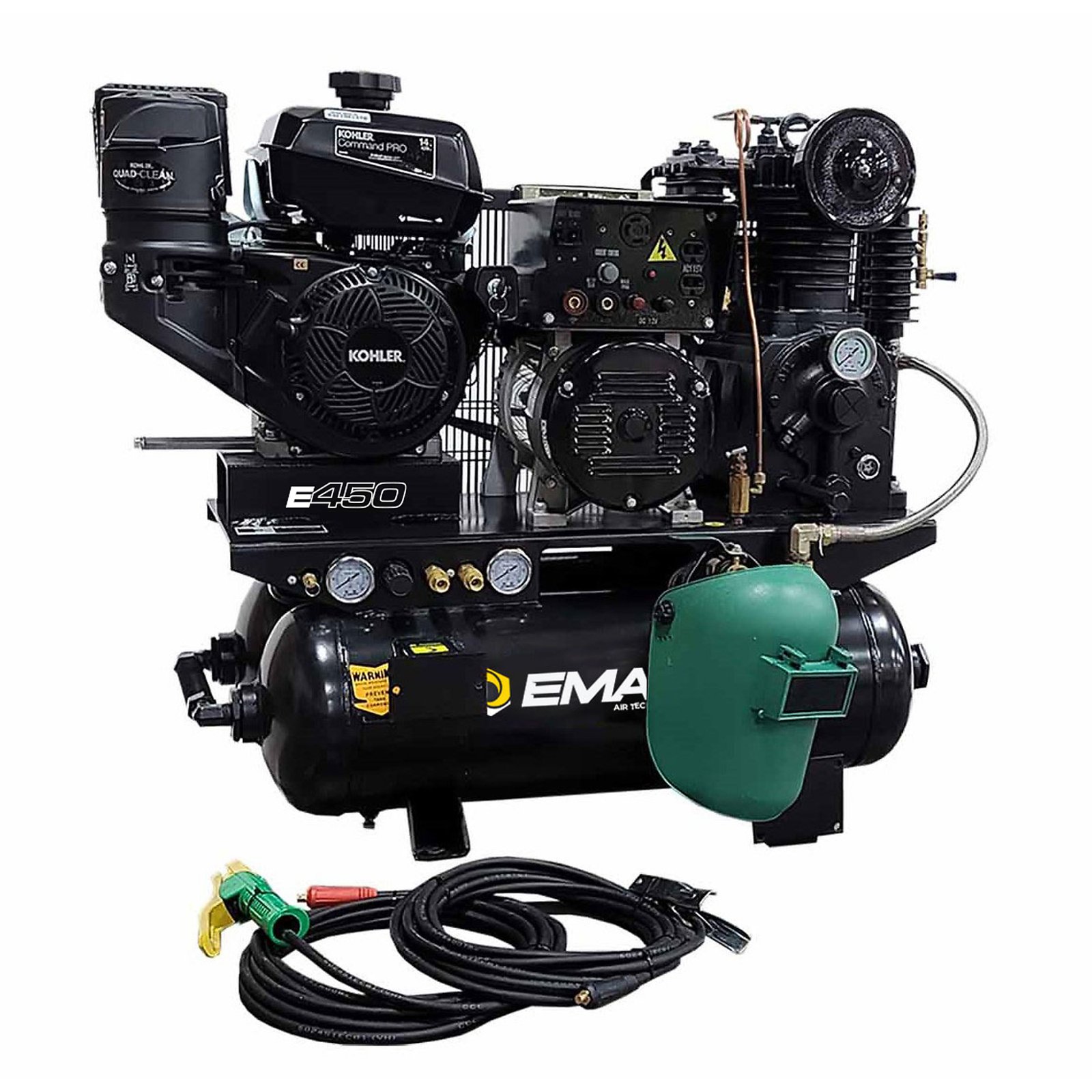 EMAX EGES14020T 3-in-1 Gas Air Compressor/Generator/Welder – 14 HP Kohler, 20 Gallon