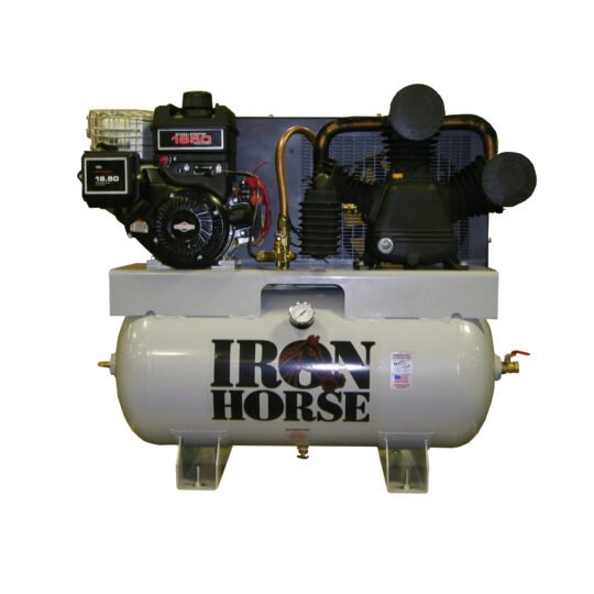 Iron Horse, 30 Gallon Truck Mount Compressor, Horsepower 14 HP, Air Tank Size 30 Gal, Model# IH12G30TRKE-BS