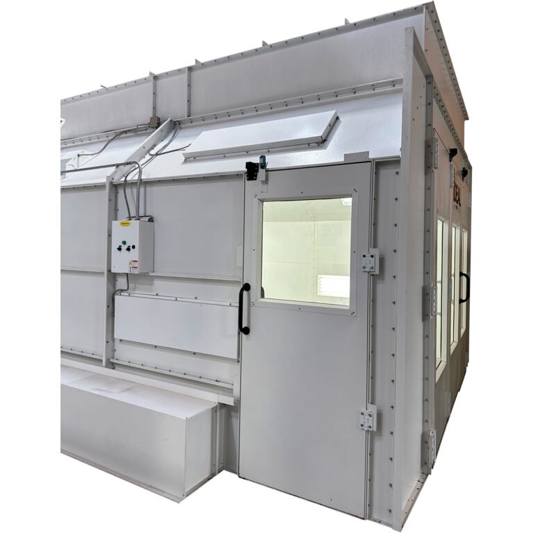 iDEAL PSB-SEMIDD26B-1PH-230V-AK Semi Down Draft Paint Spray Booth – 29.4 x 14.4 x 9.7 ft. Inside
