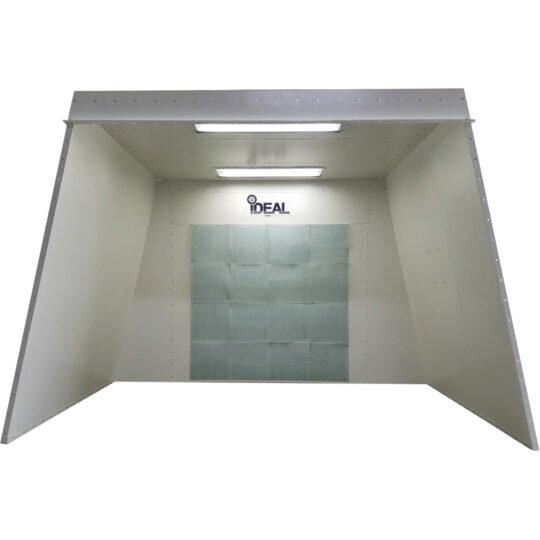 Ideal Open-Front Paint Booth, Single-Phase, Model# PSB-AFOB1388-1PH-230V-AK