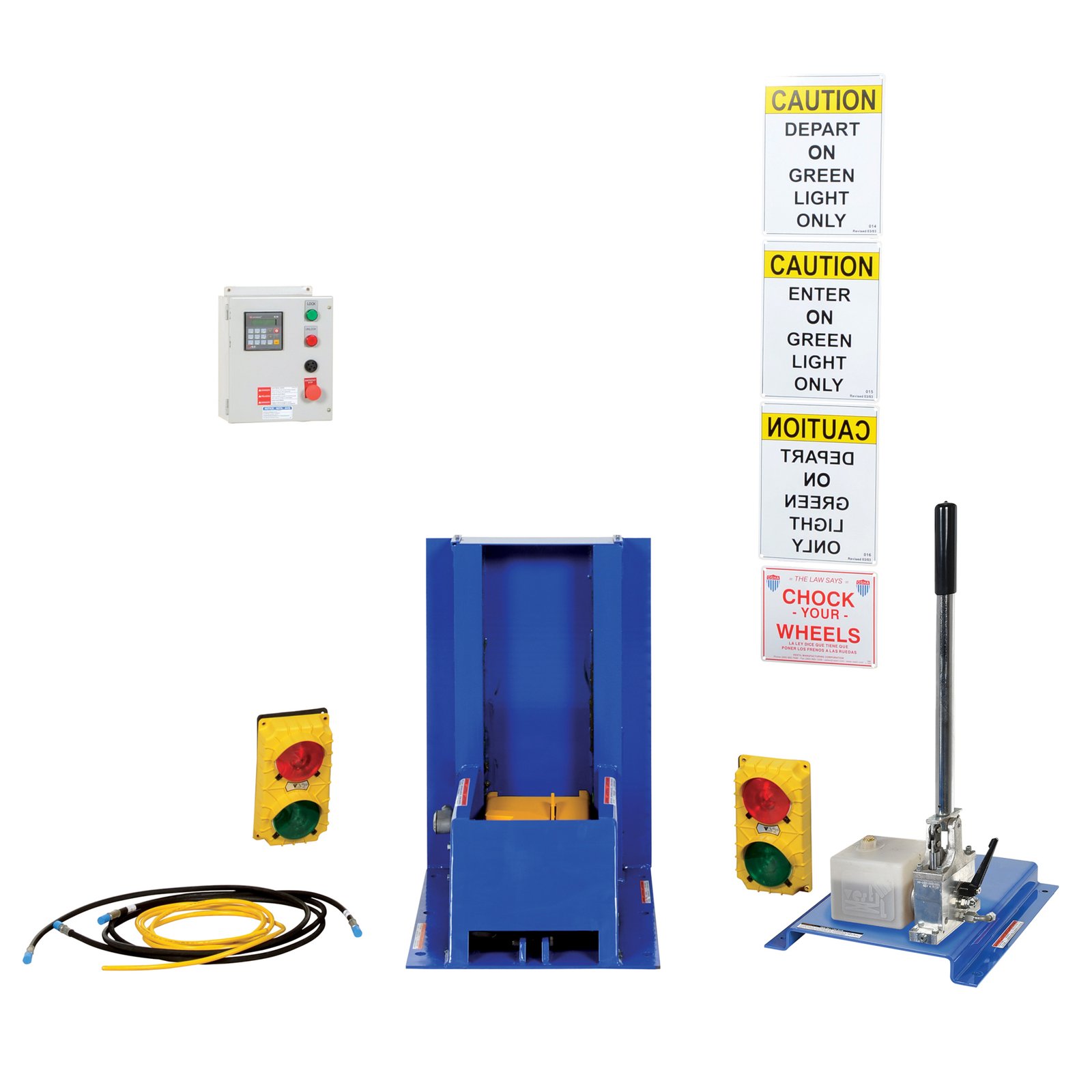 Vestil TL-200-HP-F-S Hand Pump Hydraulic Trailer Lock System – Steel
