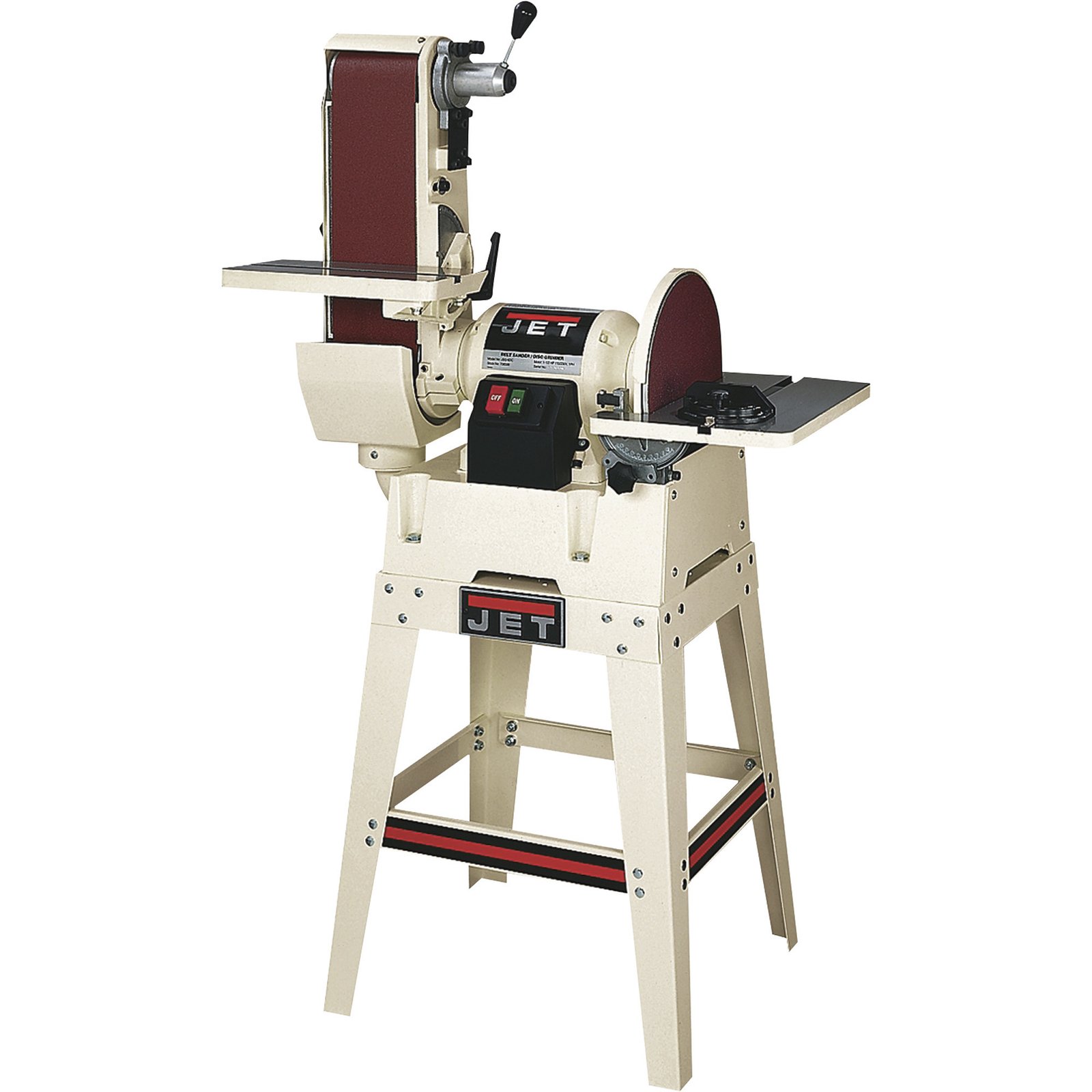 JET JSG-6DCK Combination Belt & Disc Sander with Open Stand