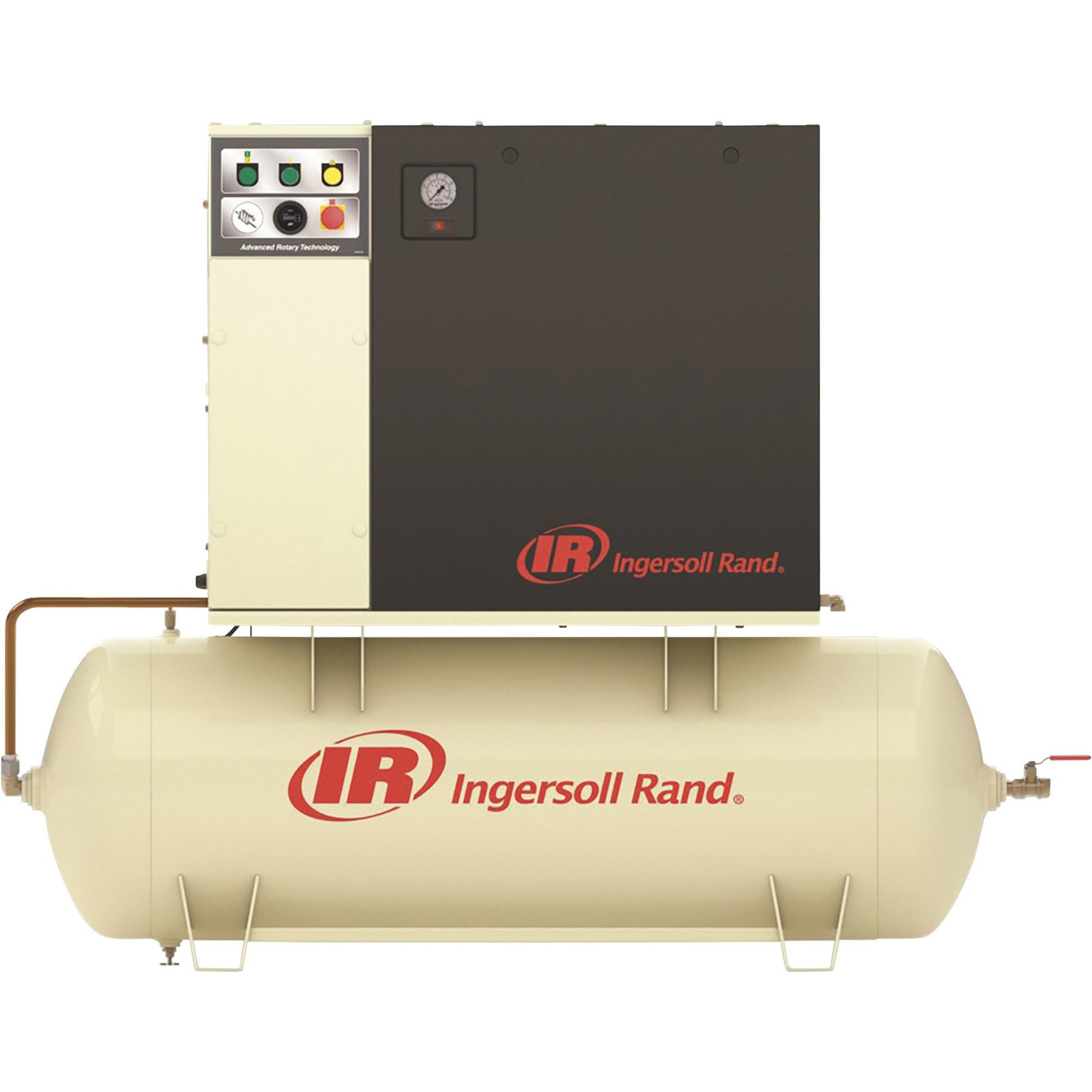 Ingersoll Rand UP6-7.5TAS-125 Rotary Screw Air Compressor with Total Air System – 7.5 HP, 28 CFM, 230V