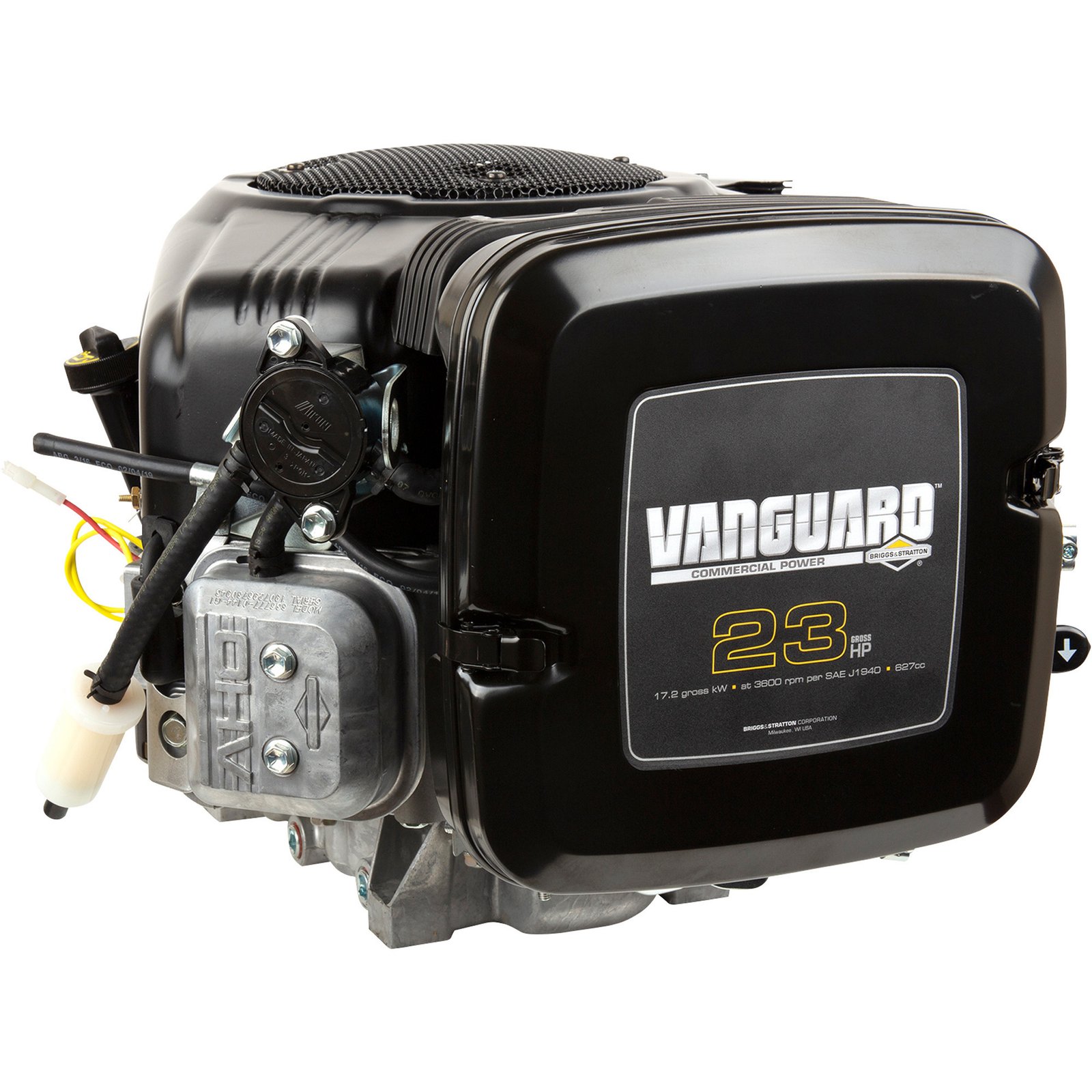 Briggs & Stratton 386777-0144-G1 V-Twin Vertical Engine – 627cc, 1-1/8 in. Shaft
