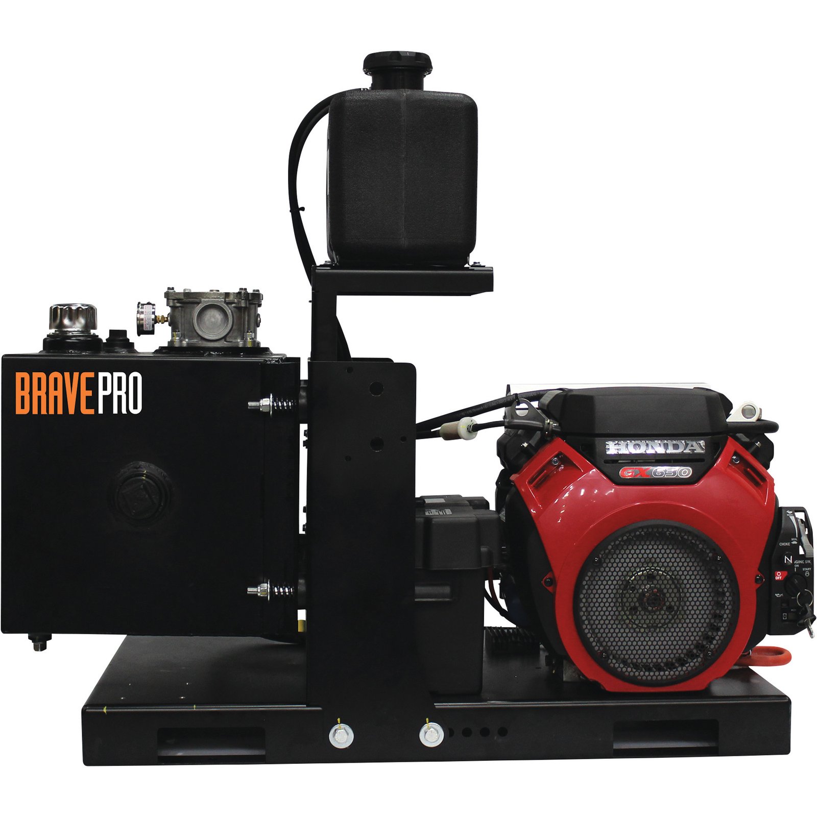 BravePro HBHS610GXE Hydraulic Power Pack – Honda GX630 Electric Start, 11 GPM, 2,250 PSI