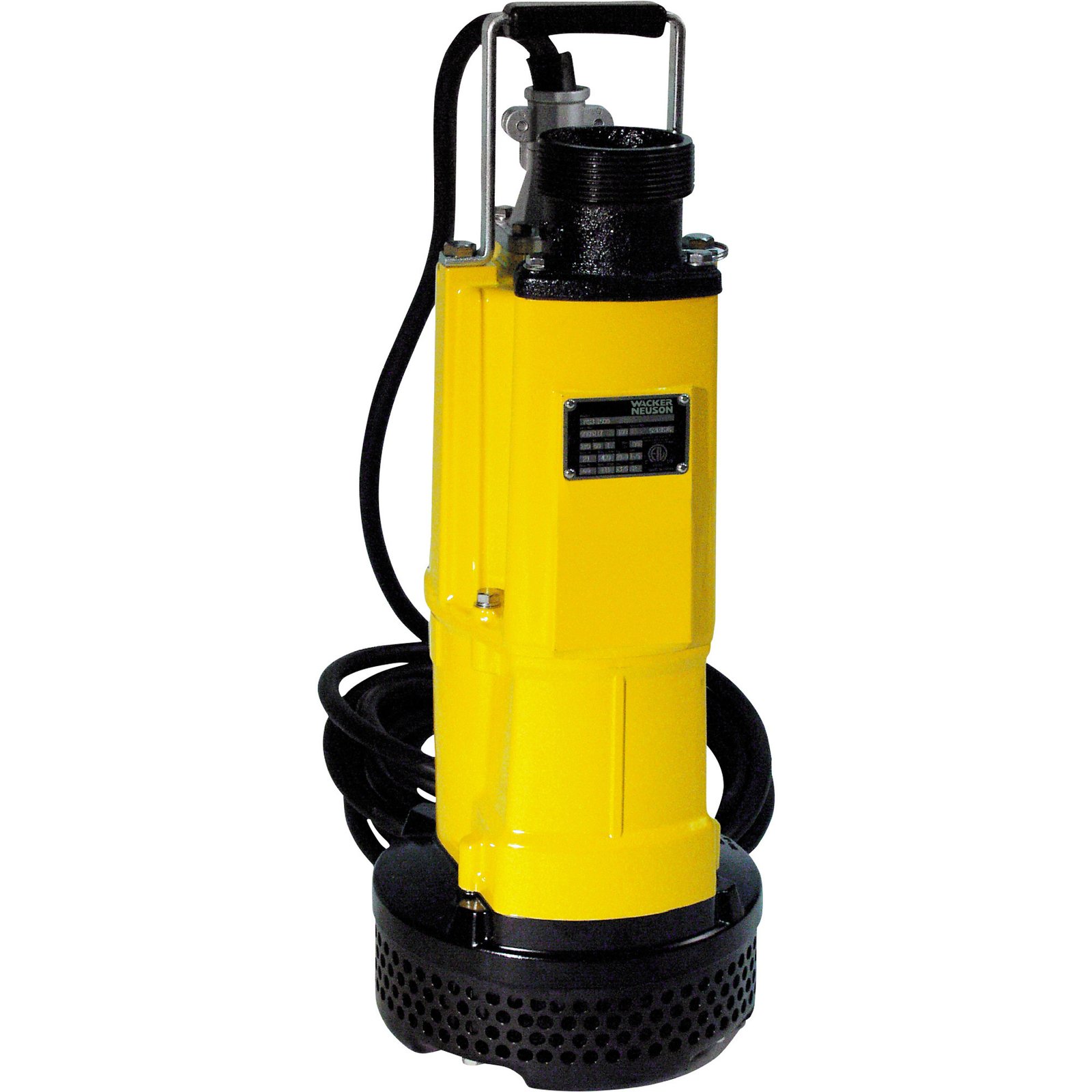 Wacker Neuson PS3 1500 Submersible Utility Water Pump – 6,660 GPH, 2 HP