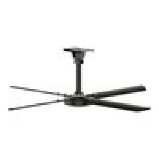Hunter Industrial HVLS Ceiling Fan, 8ft. Dia., Black, Model# 74187