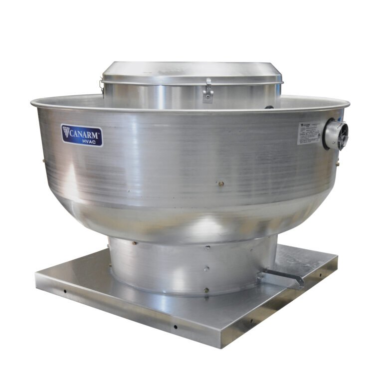 Canarm Upblast Spun Aluminum Exhauster — 21in., Direct Drive, 1 HP EC Motor, Model# ALX210-UD100EC