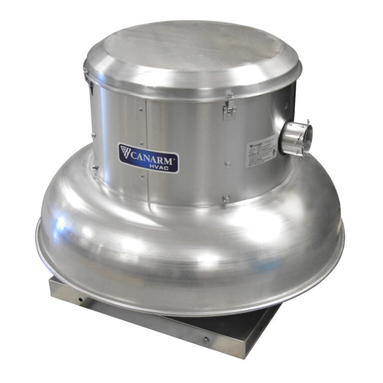 Canarm ALX Series Downblast Spun Aluminum Exhauster — 16.5in., Direct Drive, 1/2 HP EC Motor, Model# ALX165-DD050EC