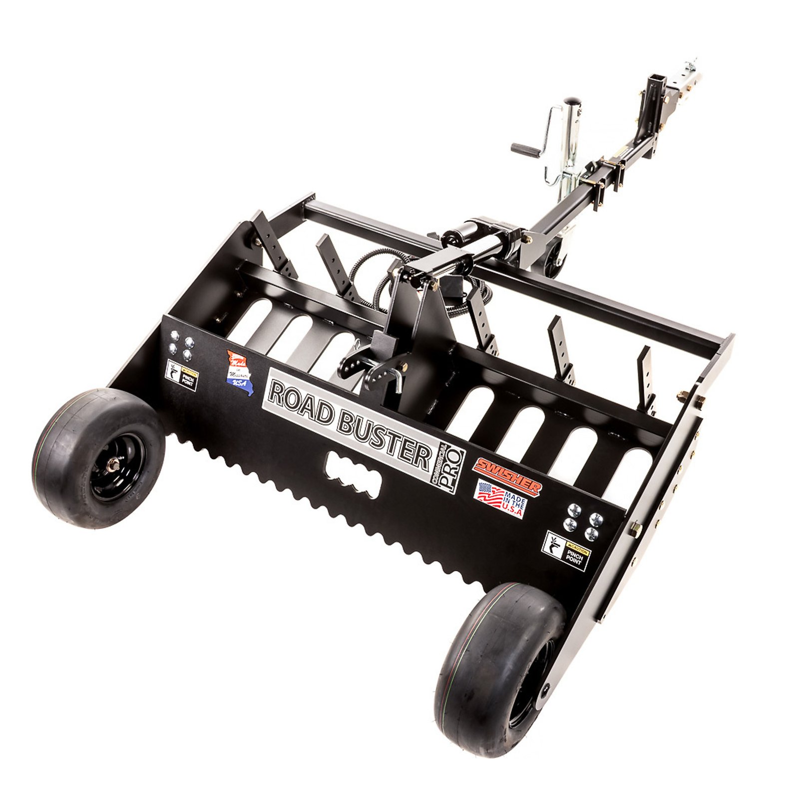 Swisher RBPRO48 Commercial Pro Road Buster Driveway Grader – 48 in., Electric Actuator
