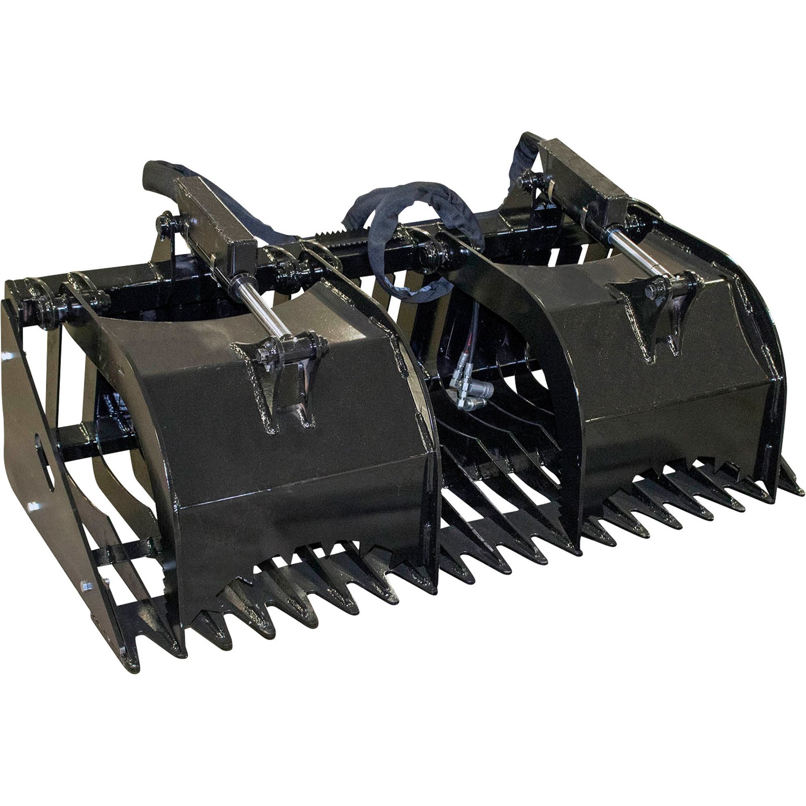 Field Tuff PR-78SGGP Skid Loader Grapple – 78 in. Working Width, 2,000 lb, Hydraulic Claw