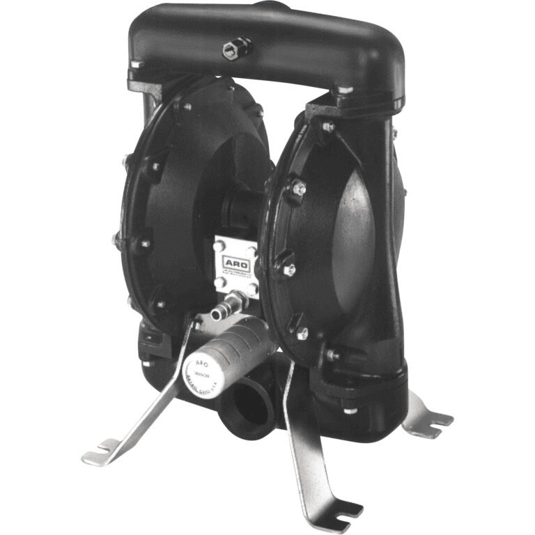 ARO Air-Operated Double Diaphragm Fuel Transfer Pump, 2in. Ports, 105 GPM, Aluminum/Acetal/Viton, Model# 650719-C