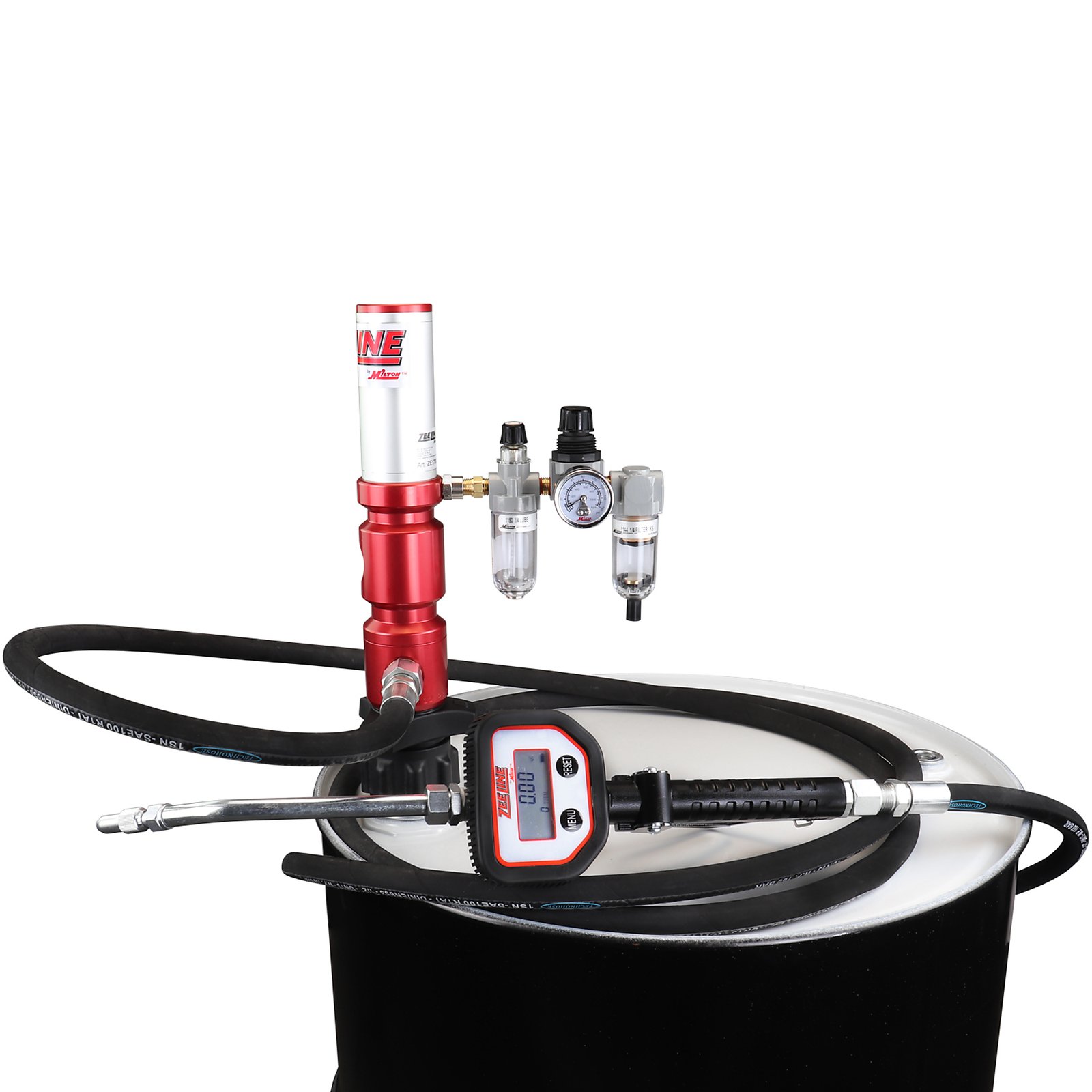 Zee Line ZE1700PK-16-200 3:1 Premium Pneumatic Pump Kit – 16 Gallon, 6.6 GPM, 16 ft. Hose