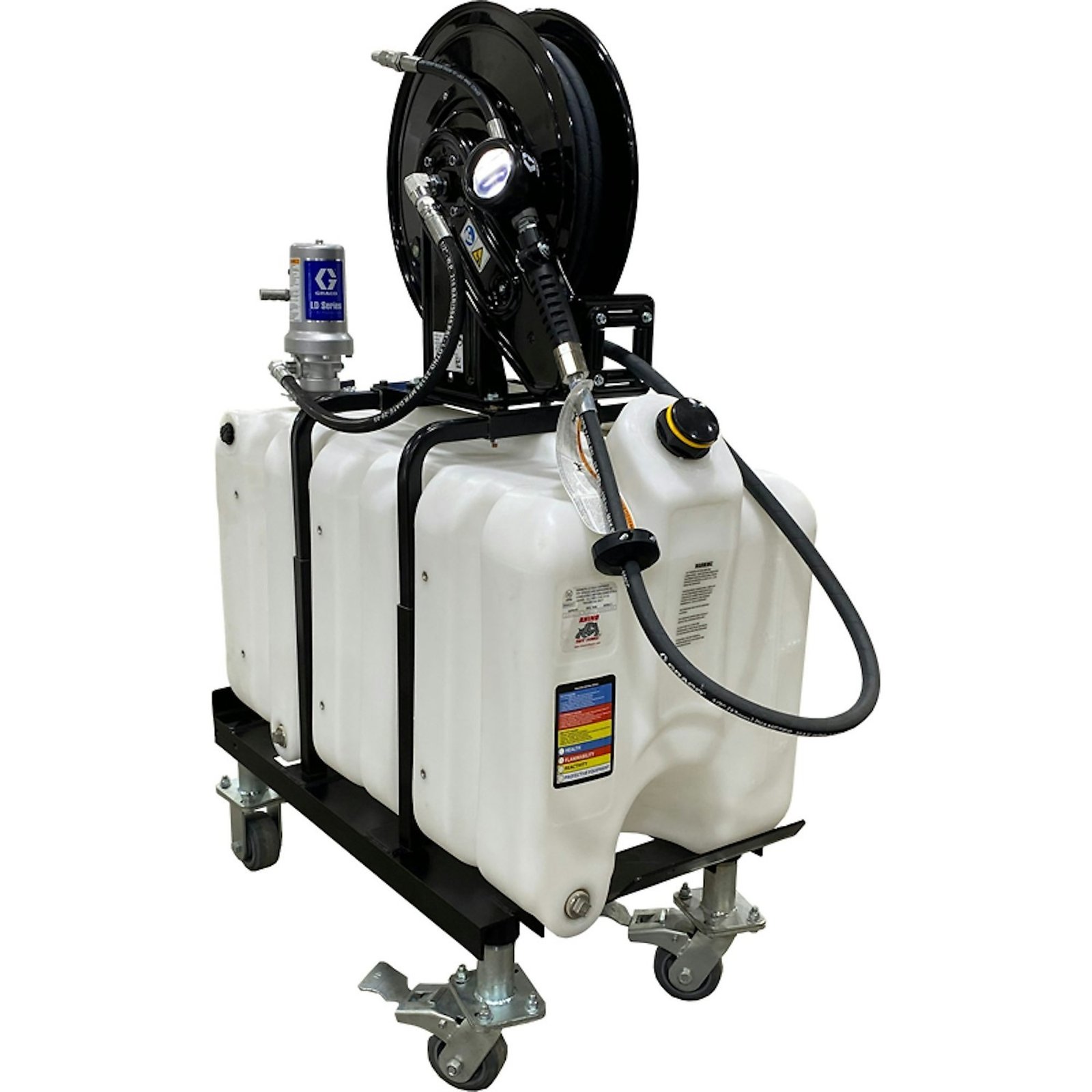 Rhino Tuff Tanks RTT-7452 Mobile Tank Cart – 45 Gallon, Top-Mount Pump Kit