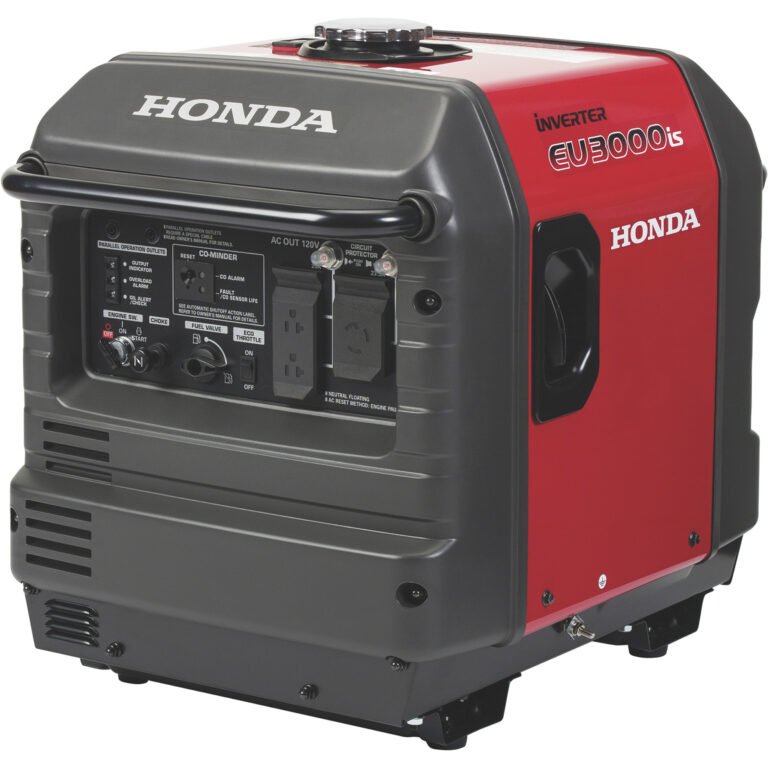 Honda Portable Inverter Generator, 3000 Surge Watts, 2800 Rated Watts, Electric Start, Model# EU3000S1AN