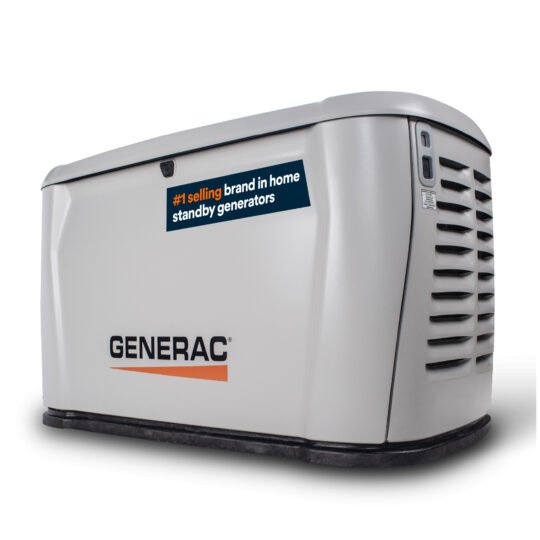 Generac Home Standby Generator — 24000 Watts, Air-Cooled, Dual Fuel, Model# 7261